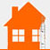 painting orange house